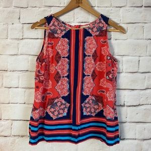 Fig & Flower Tank Top, Anthropologie, Paisley PL